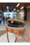 Oval Rattan Bag Crossbody Bohemian Daily Shoulder Bag Natural - 3
