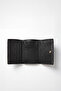 Black Genuine Leather Small Size Women's Card and Coin Wallet Lv910069 - 3