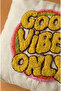 غطاء وسادة بتصميم منقوش من Good Vibes - 3