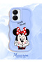 Vivo Y16 Compatible Case Camera Protector Blue Silicone Couple Phone Case Cute Pattern - 2