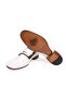 White Color Laceless Genuine Leather Men's Shoes - 3