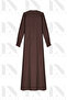26259 Decorative Button Detailed Pocketed Dress - 3