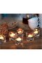 حامل شموع زجاجي صغير قابل للتكديس من IKEA من ماركة Vasnas (عبوة من 9 قطع) - 3
