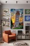 Leaning Tower of Pisa Wall Covering – Modern Decorative Quality Fabric Tapestry Wall Tapestry - 2