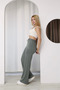 Women's Modal Fabric High Waist Lace-Up Wide Leg Sweatpants - 7