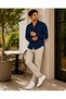 Long Sleeve Summer Wrinkled Shirt - 4