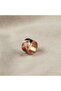 New Series Copper Beige Brown Simple Patterned Wide Form Adjustable Ring