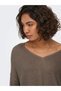 Jdy Women's V-Neck Knitwear Blouse Brown - 15376567 - 2