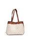 Beige Textile Women's Handbag - S26Y1Twc0725-S7G - 3