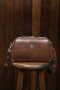 Genuine Leather Women's Shoulder Bag - Crossbody Bag with Compartments - 2