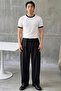 Men's Regular Fit Crew Neck Contrast Trim 100% Cotton Single Jersey T-Shirt - 2