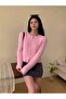 Women's Fuzzy Soft Double Zipper Basic Knitwear Cardigan - 2