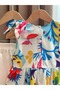 Bowknot Detailed Flounce Girls' Blouse and Shorts Set - 6