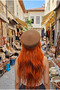 Women's Knitted Beret Summer Straw Beret Jute Look Handmade Stylish Daily Use Bohemian Style Hat French Beret - 4