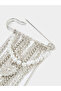 Silver Tassel Pearl Brooch - 2