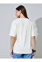 Cream Lace Hem Knit Top - 5