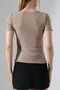 Women's Sandy Buckle Draped Blouse - 8
