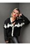 Women's Wool Special Design Degaje Cardigan with Degajeli - 2