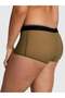 Logolu Tül Boyshort Külot - 2