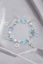 Blue Beaded Butterfly Star Charm Women's Bracelet - 2