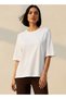 Relaxed Fit Cotton T-shirt with Crew Neck
