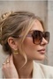 Mira Prestige Ultra Light Brown Women's Sunglasses with Uv400 Filter - 3