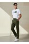 Men Slim Fit Crew Neck Short Sleeve Printed T-shirt - 2