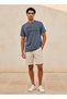 Men Regular Fit Crew Neck Short Sleeves Slogan Print T-shirt - 3
