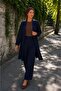 PLUS SIZE CREPE SUIT WITH JACKET AND TROUSERS - 2