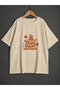 Women's Capybara Printed Oversized T-Shirt