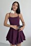 Princess Model Strap Purple Dress - 2