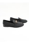 Women's Genuine Leather Ballerinas Black - 2