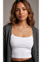 Women's Thin Strap Crop Top Bustier Blouse - 4