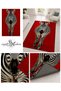 Sdtamor Lion Patterned Modern Woven Base Decorative Carpet Sdtamor2164 - 3