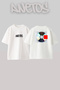 Kanye West Yeezus_1 Design Printed Unisex Oversize Fit White Tshirt