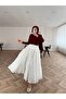 Crinkled Lined Skirt - 3