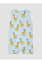 Rmz Gi̇yi̇m Farkiyla Printed Baby Boy Combed Cotton Jumpsuit 3-Piece - 8