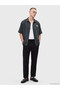 Xside Brown Relax Fit Printed Gabardine Men's Shirt - 2