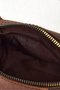 Giza Satin Small Size Women's Brown Shoulder Bag - 3