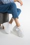 Women's White Platform Sneaker Air Mesh Thick Padding High Sole Casual Sports Shoes Wedding and Bridal Shoes - 7