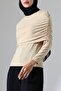 Women's Sandy Draped Long Sleeve Blouse - 4