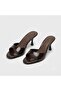 Dora (Wiesse) Single Strap Heeled Women's Slippers Brown - 3