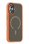 Matxzngz iPhone 17 Megane Magsafe Cover (220656) - Orange - 2
