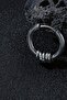 Perforated Five Ring Model Men's Women's Unisex 316L Steel Earring 1 Piece - 5