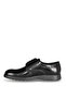 H1049 Open-Toe Black Genuine Leather Eva Sole Men's Shoes - 4