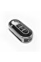 Fiat Doblo Ducato Fiorino Punto 500L Bravo Sustali Nano Key Case Cover Black Silver Silver Color - 2
