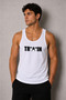 Train Printed Men's Gym Fitness Athlete Singlet