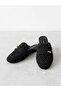 30382 Lace Knitted Closed Front Flat Sole Slippers for Women - 4