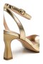 Majlis Women's Heeled Sandals Thin Heel Metallic Open Toe Single Strap Ankle Strap Evening Dress Event Stylish 9 cm - 4