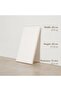 2 Pcs A4 Size White Blank Cotton Canvas Board (20 x 30 CM) for Acrylic, Oil, Gouache. - 2